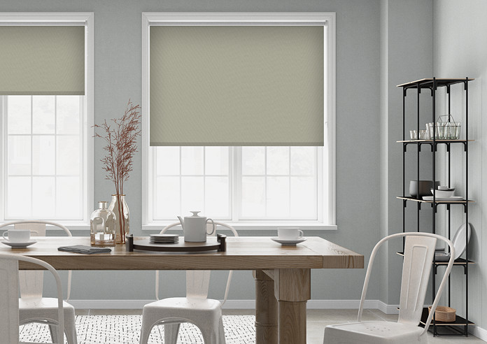 Energy Saving (Blackout), Gainsboro - Twist&Fit Roller Blind - Image 3